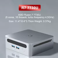 Мини-компьютер AMD Ryzen 7730U для консоли игр, бизнес-офис мини-хост мини ПК