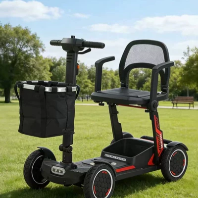 Ultra-Light Folding Electric Tricycles, Four-Wheel: Elektrikli skuterlər