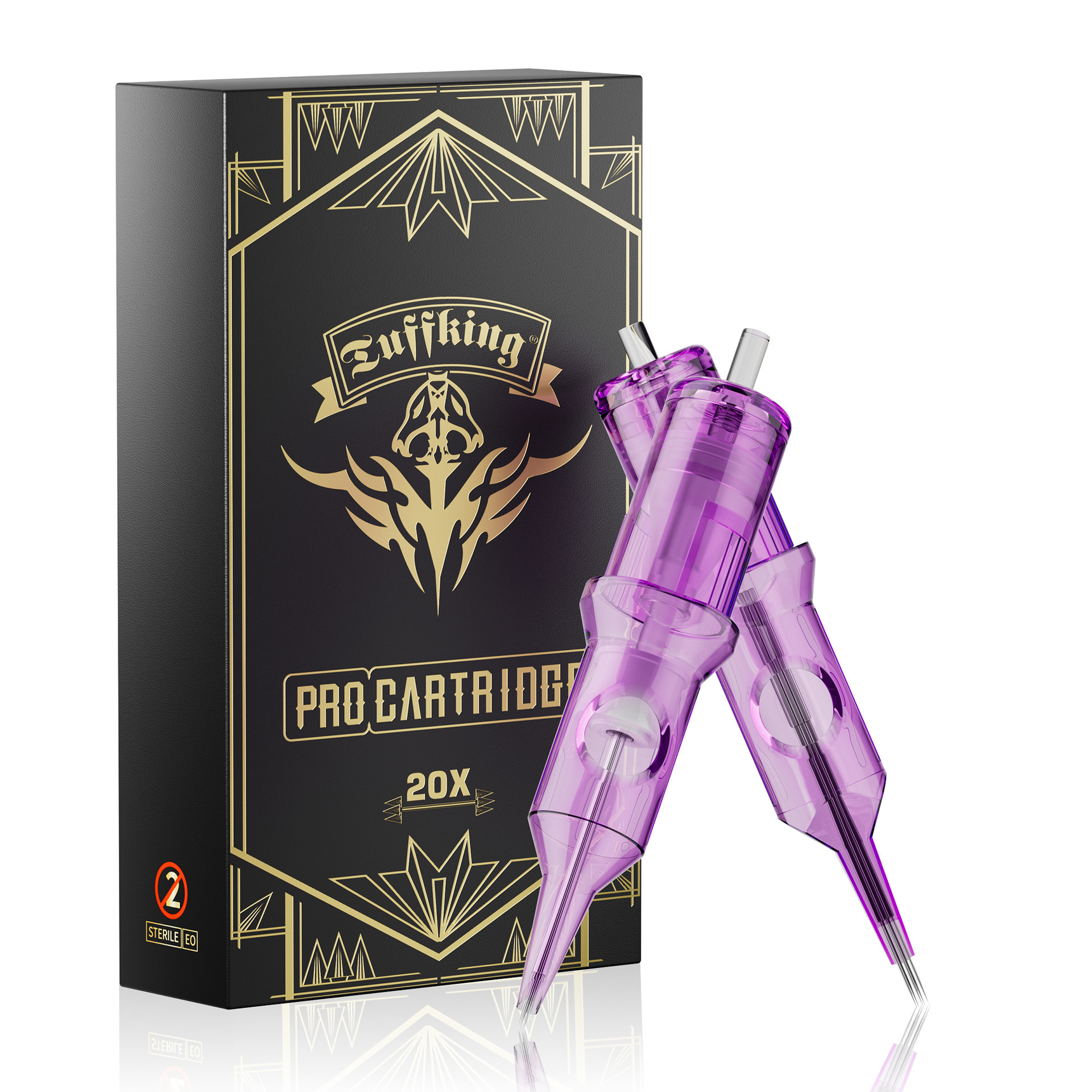 Cross-border special for small purple needle tattoo integrated needle cutting line fog eyebrow tattoo tattoo tools tattoo equipment tattoo consumables