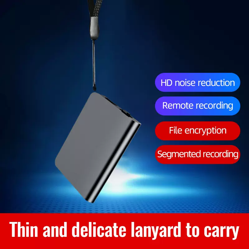 跨境Q61高清降噪声控录音笔会议记录多功能数码MP3录音笔