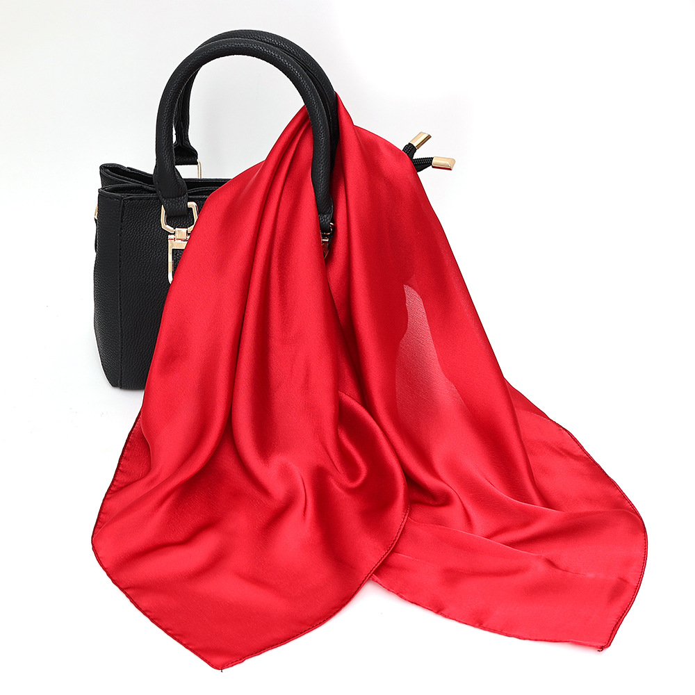 70g Weight Silk Scarf Classification Casual Occasion Polyester Material Printing Pattern Summer Season Women's Gender Printing Design Elegant, Basic Style Women's Elegant Basic Printing Polyester Printing Silk Scarf 9