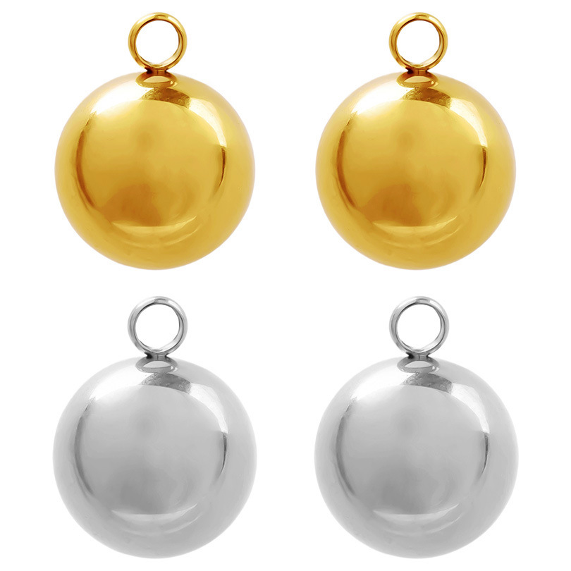 2g Weight Pendant Jewelry Making Type Diameter 10mm, Diameter 6 mm, Diameter 8mm Jewelry Making Size 18K Gold Plated Plating Material DIY Jewelry Accessories Classification 1 Piece Quantity 304 Stainless Steel Material Round Pattern Simple Style Style 1 Piece Diameter 10mm Diameter 6 Mm Diameter 8mm 304 Stainless Steel 18K Gold Plated Round Pendant 无