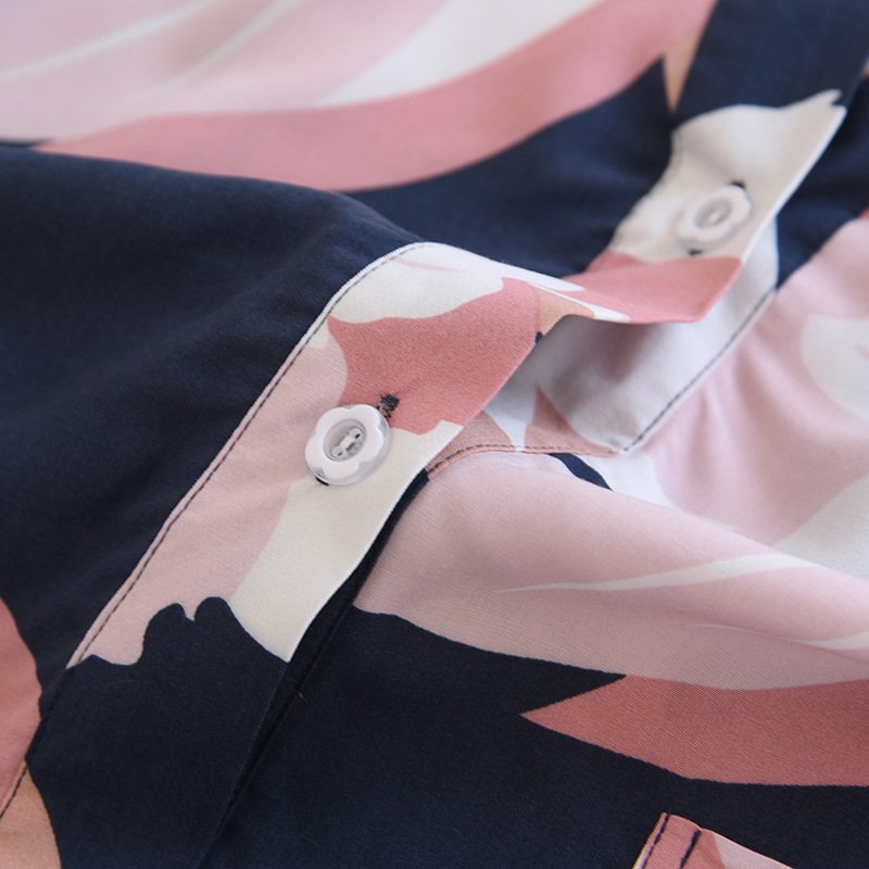 Title 17, Rayon Kadın Ev Giyim Takımı Şortlu Kısa Kollu Y...