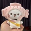 (baby not included) pink taiyaki headgear