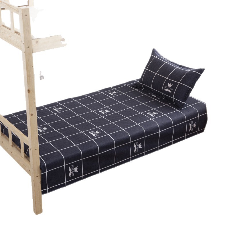 Sábanas de algodón, una sola pieza, 100% algodón, dormitorio de estudiantes, edredón doble individual, hombres y mujeres, simple, desnudo, Kang, solo grueso