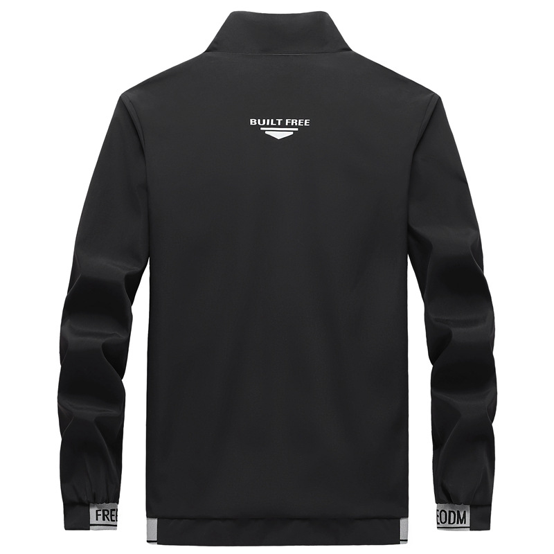 Primavera y otoño chaqueta de los hombres 2023 nueva moda chaqueta juvenil de los hombres del collar del soporte chaqueta delgada coreana