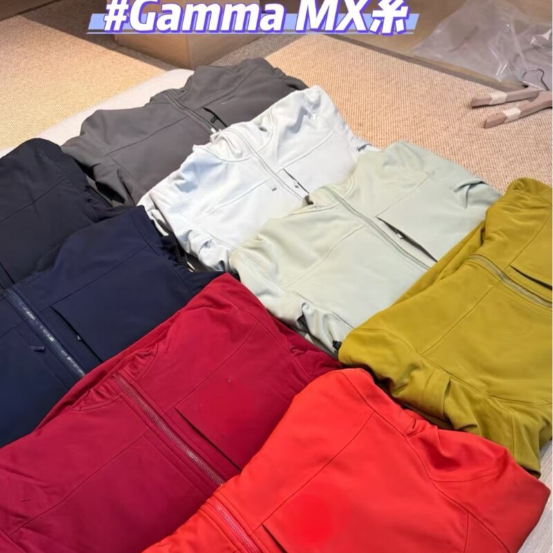 Niaojia's Same Gamma Mx Outdoor Soft Shell Jacket Fleece-Lined, Warm, Breathable, Windproof and Waterproof, Same Style Mountaineering Jacket for Men and Women