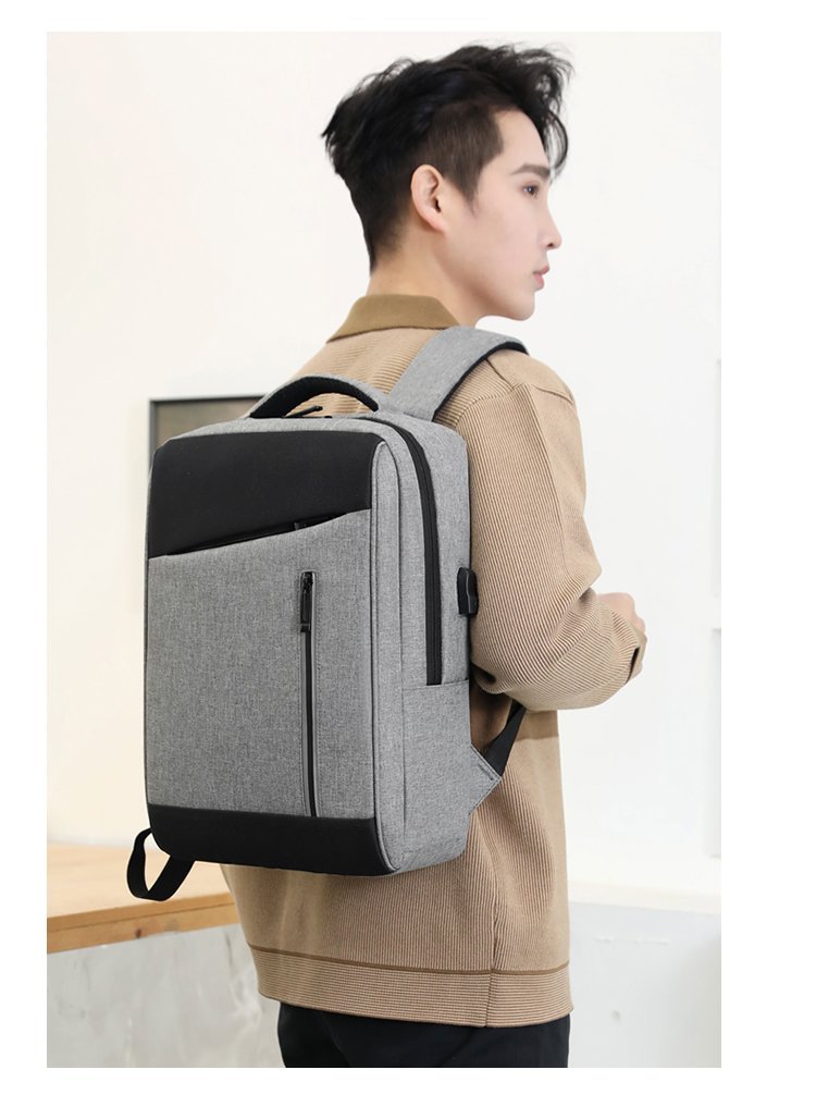2024 New cross-border multi-functional USB charging business travel men's laptop backpack for foreign trade undefined