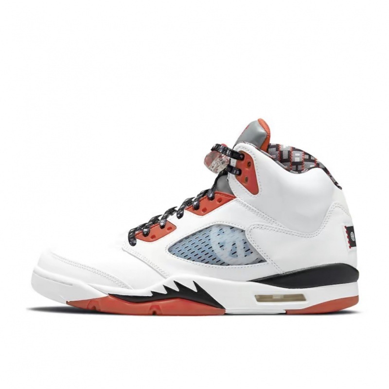 aj5 오리지널 박스 퓨어 오리지널 화이트 블랙 레드