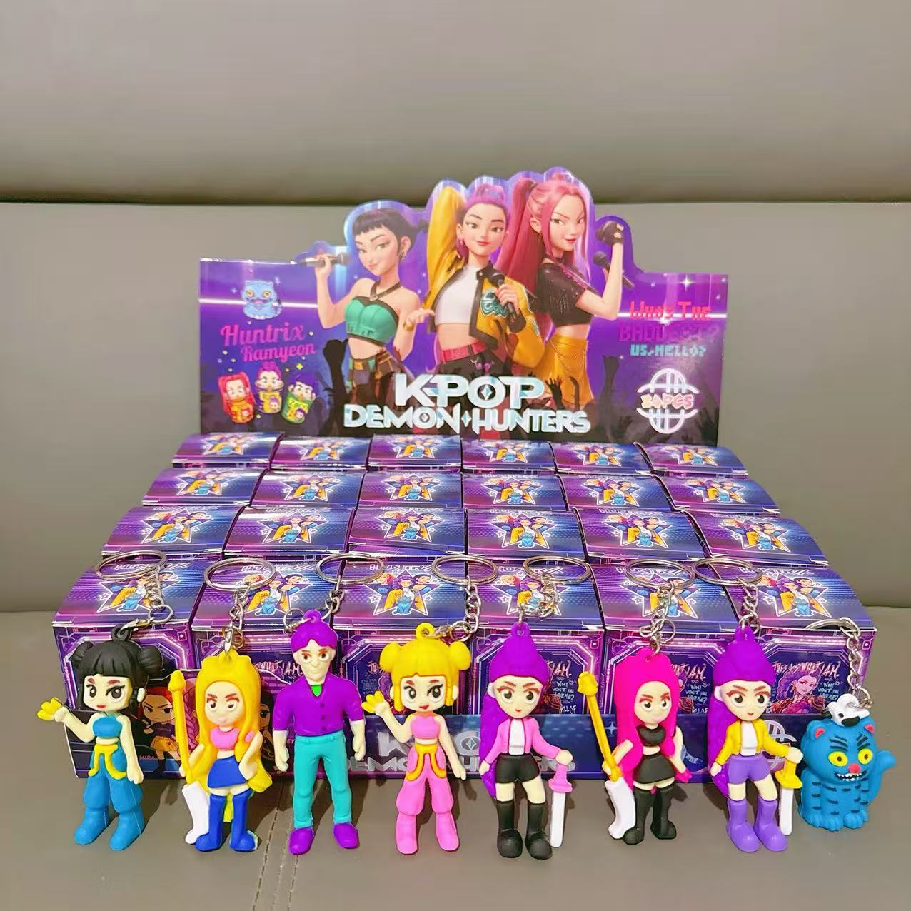 Liquidación especial: 24 figuras grandes de Nezha, 16 gramos, 5 cm, aptas para niños de tres años, llaveros, juguetes de caja sorpresa.