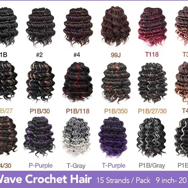 Wig women's crochet European and American cross-border fashion long curly hair Ocean Wace Ocean Song