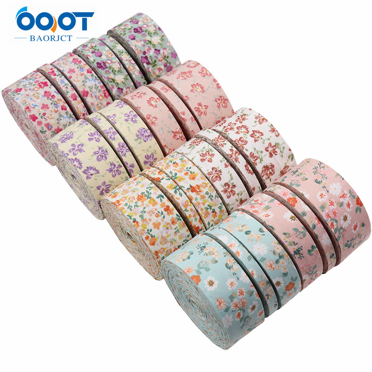 1 Piece 100% Polyester Ribbed Band Ribbon Daily Cute Floral display picture 5