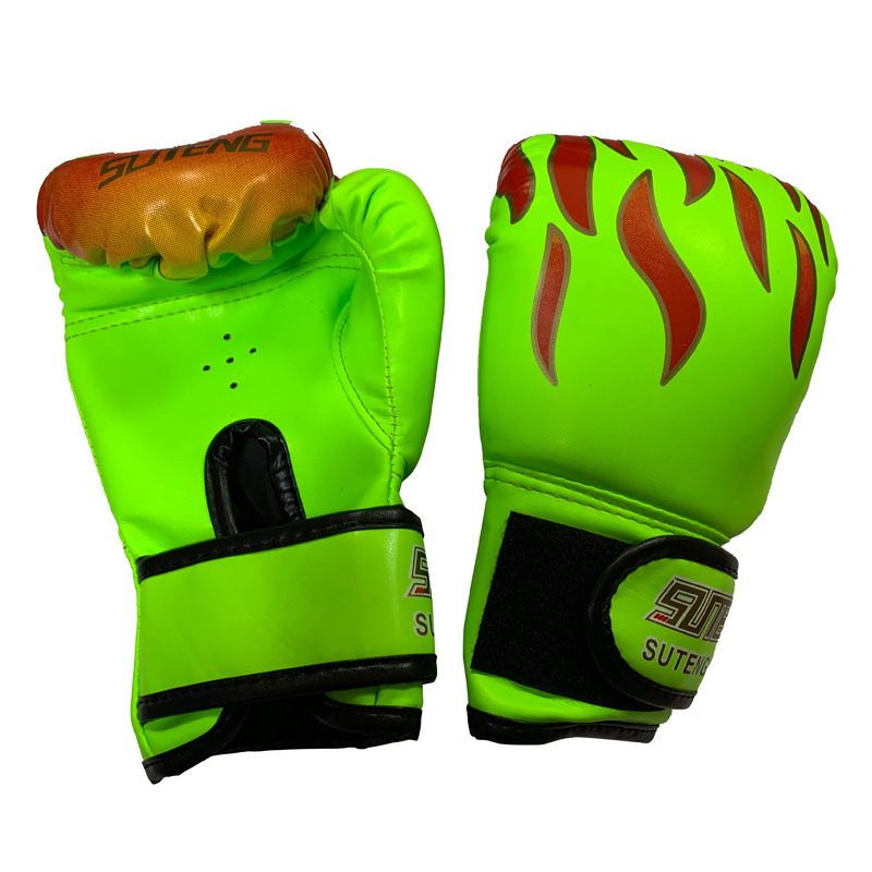 Colorful Flame Kids Gloves - Yellow