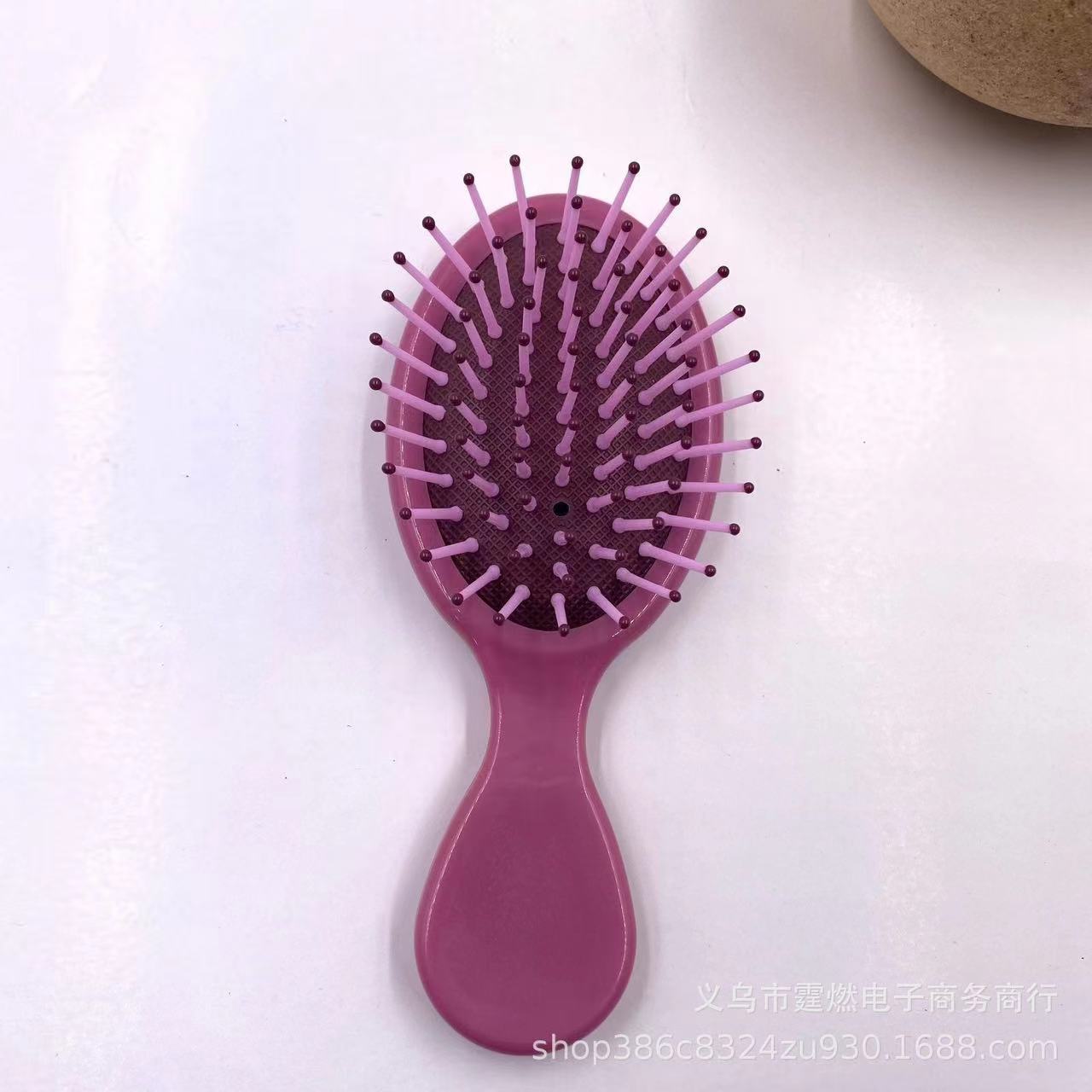 Peine con cojín de aire, mini horquilla portátil, compacto, no daña el cabello, masajeador, lindo, cepillo de pelo con airbag estilo ins. image 12