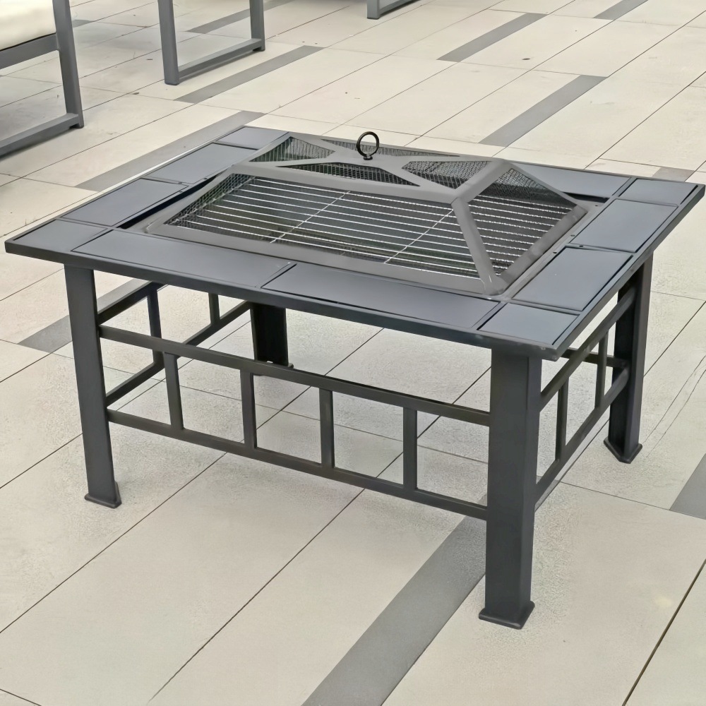 horno de cocina de té horno de asado set tabla de barbacoa doméstica parrilla de parrilla de patio al aire libre horno de parrilla al aire libre con parrilla