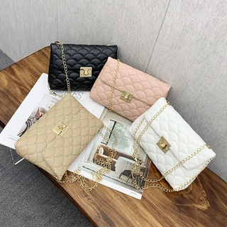 潮流绣花包2024handbags women女士包包批发百搭质感链条包小众包