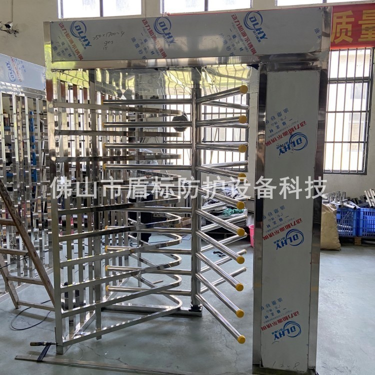 车站单向手动半高门禁转闸 出口防止逆手推道闸 不锈钢景区出口门