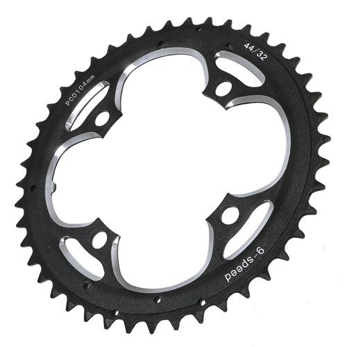 Crankset repair aluminum alloy chainring 44T chainring chainring suitable for hollow chainring accessories cross-border