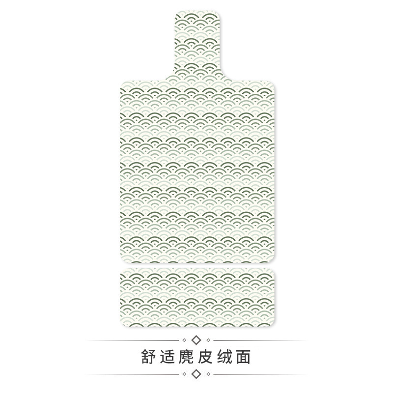 跨境专用麂皮绒普拉提核心床垫吸汗防滑健身垫耐磨pu橡胶瑜伽垫子|undefined
