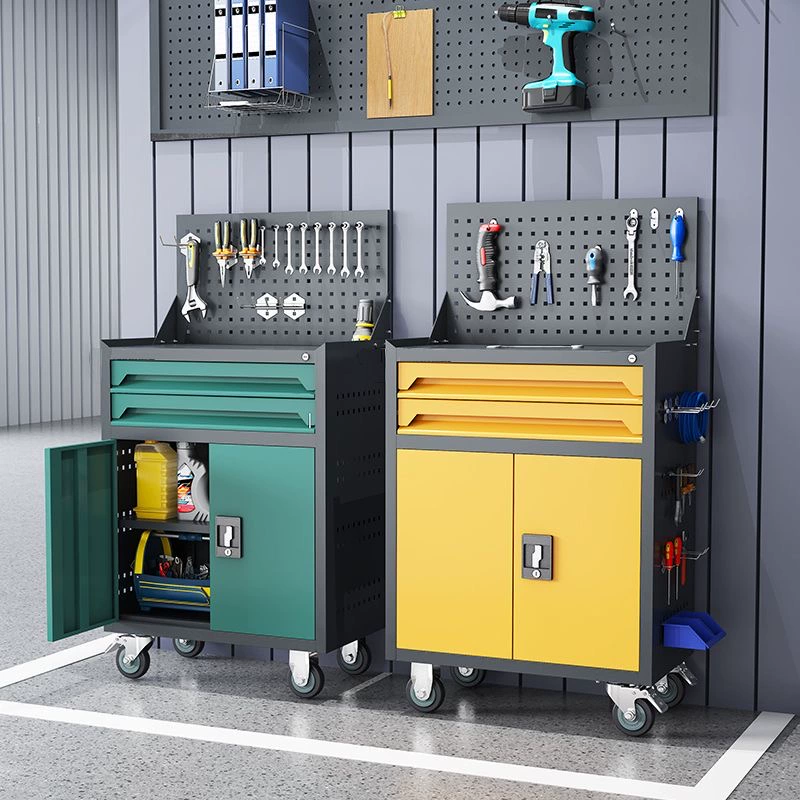 Многофункциональный передвижной низкий шкаф-тумба для инструментов, ремонтный ящик с выдвижными ящиками для автосервиса, ремонт оборудования, ручной тележки для инструментов