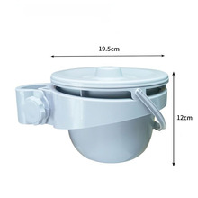 ABS塑料桶圈推车污物桶带盖洗脸盆垃圾桶固定桶美容清洗盆