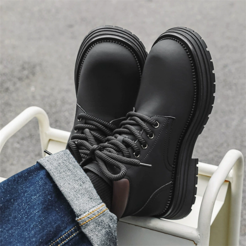 Martens, полусапоги демисезонные, английский стиль, платформа, британский стиль