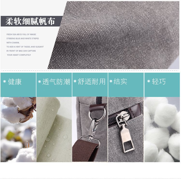 New casual canvas European and American women's single-shoulder bag, solid color trendy women's bag and handbag, cross-border one-piece consignment worldwide undefined