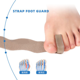 Amazon Thumb Valgus Big Toe Gel Eelastic Cloth Bandage Separator Hallux Valgus Strap