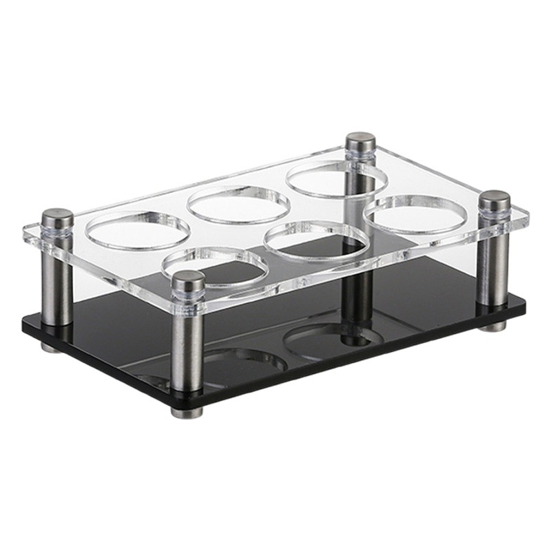 Acrylic bullet cup holder bar KTV beer cup holder white wine glass wine glass one-piece cup holder wonton cup holder