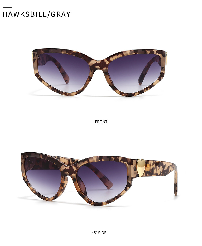 2024 European and American fashion catwalk small frame butterfly sunglasses women tide sunglasses sunglasses cross-border 9234_voghion.com