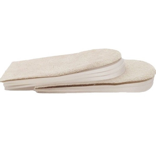 Silicone height increasing insoles for short legs with adjustable length, multi-layer combination, unisex, thick invisible insoles, gel, half size heel pads