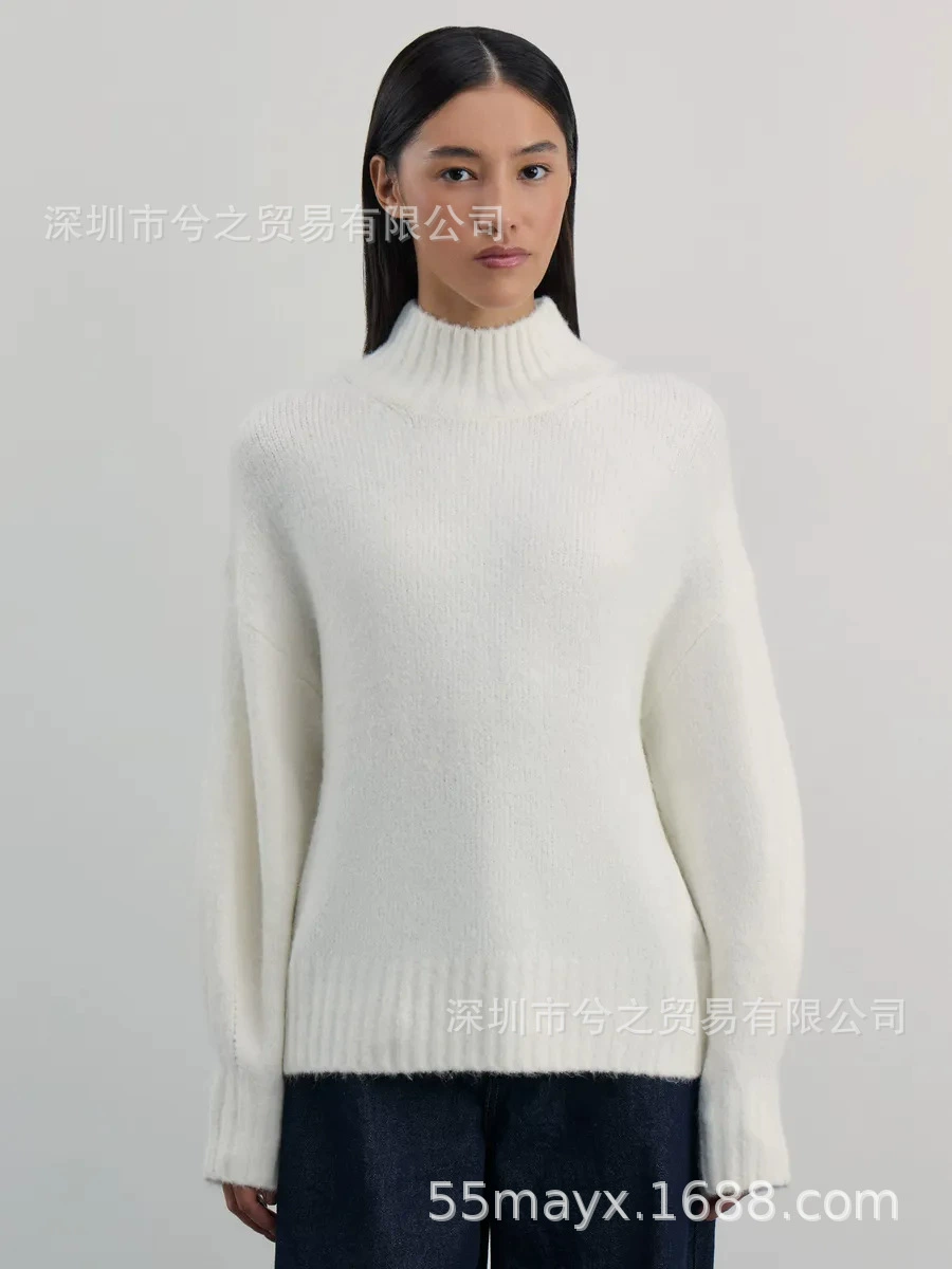 Свободный джемпер из шерсти (loose sweater)