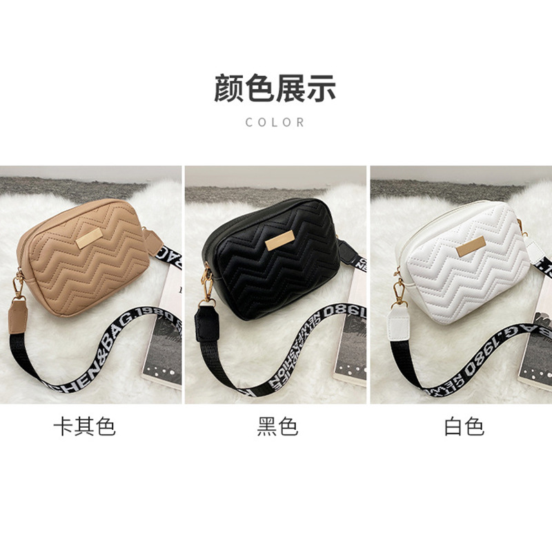 Mini Cámara bordada al por mayor pequeña bolsa cuadrada