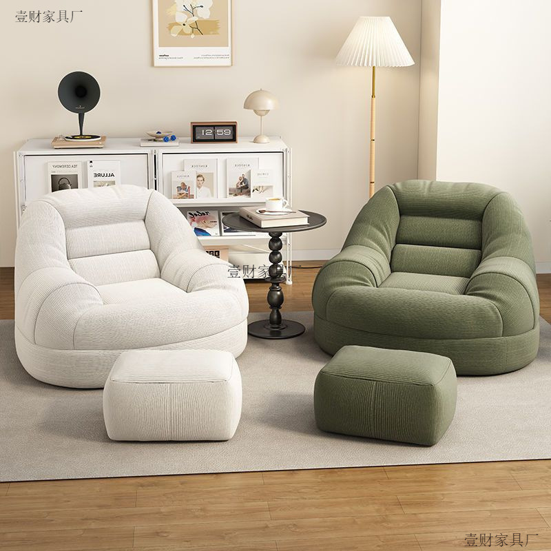 Lazy chair tatami sofa, small bedroom leisure recliner, can lie down and sleep, single-person lazy sofa chair, in stock Lazy chair tatami sofa, small bedroom leisure recliner, can lie down and sleep, single-person lazy sofa chair, in stock