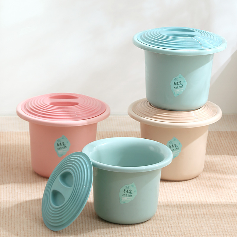 Household Bedroom Deodorant Spittoon with Lid Deodorant Children's Male and Female Baby Potty Small Urinal Urine Bucket