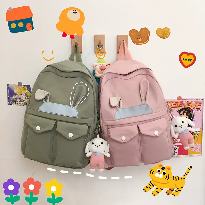 Backpack, cute shoulder bag, for secondary school