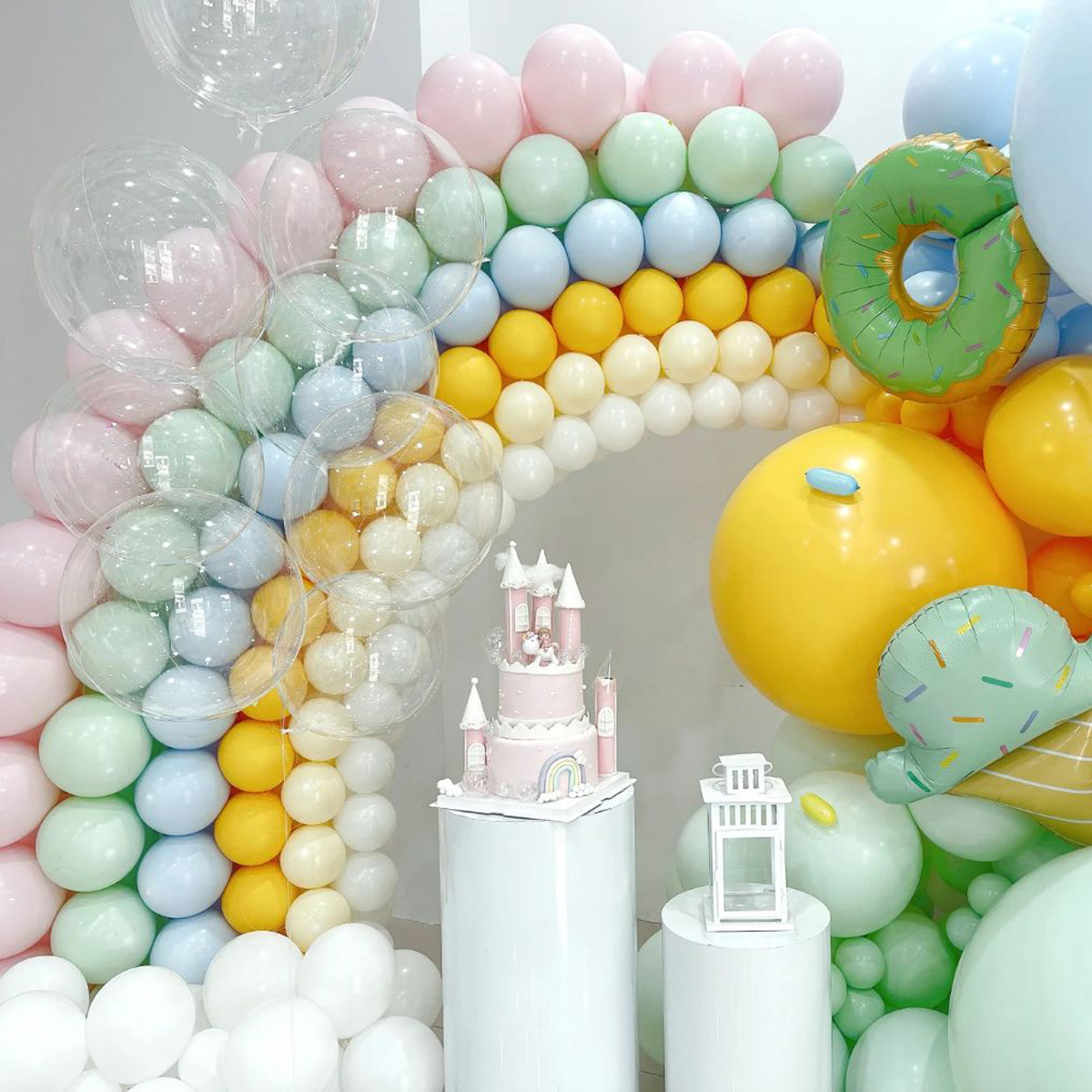 10 pulgadas macaron globo fiesta de cumpleaños infantil propuesta confesión apertura Festival redondo macaron globo