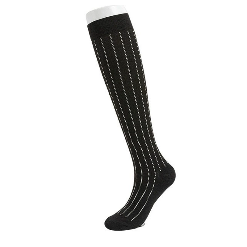 Compression Running Socks, Unisex Jacquard Knee-High Socks, Multiple Patterns, S/M & L/XL