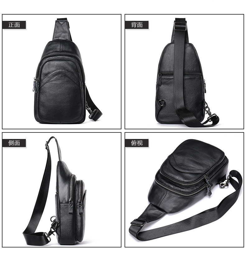 Túi đeo chéo nam đeo ngực da bò lớp đầu 17×5×30,5 cm — 20202 màu đen, 698 màu đen, Cà phê 698, 9011 màu đen chi tiết 69