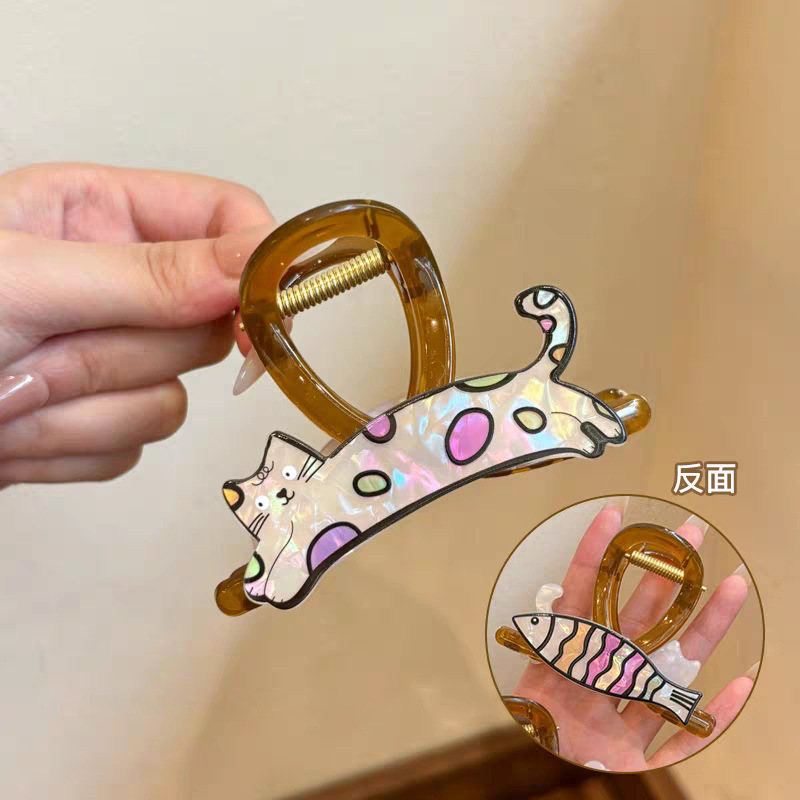 キュートで面白いミッキーパームグリッパー立体ぬいぐるみヘアクリップサメクリップ楽しい小さなハンドヘアクリップヘアアクセサリー|undefined