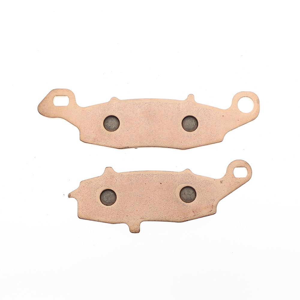 Motocicleta sinterizada a base de cobre placa de freno de goma