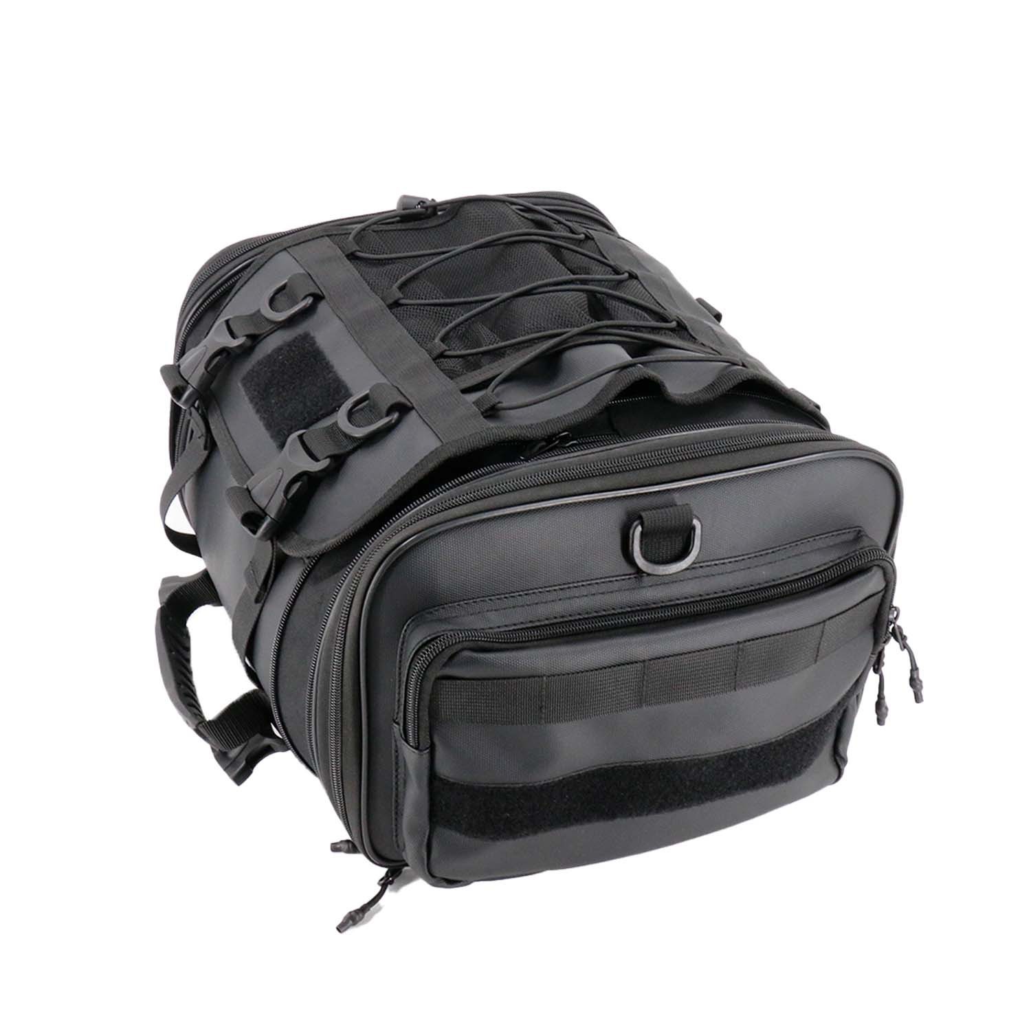 Large-Capacity Motorcycle Tail Bag, Multi-Functional Tail Bag, Motorcycle Bag, Expandable Motorcycle Rear Seat Bag