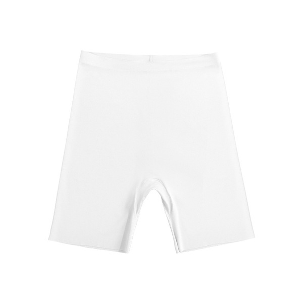 Cross-border Seamless Safety Pants Women's Pure Cotton Crotch Breathable Anti-running Light High Waist Belly Tinting Women's Leggings Panties 2-in -1