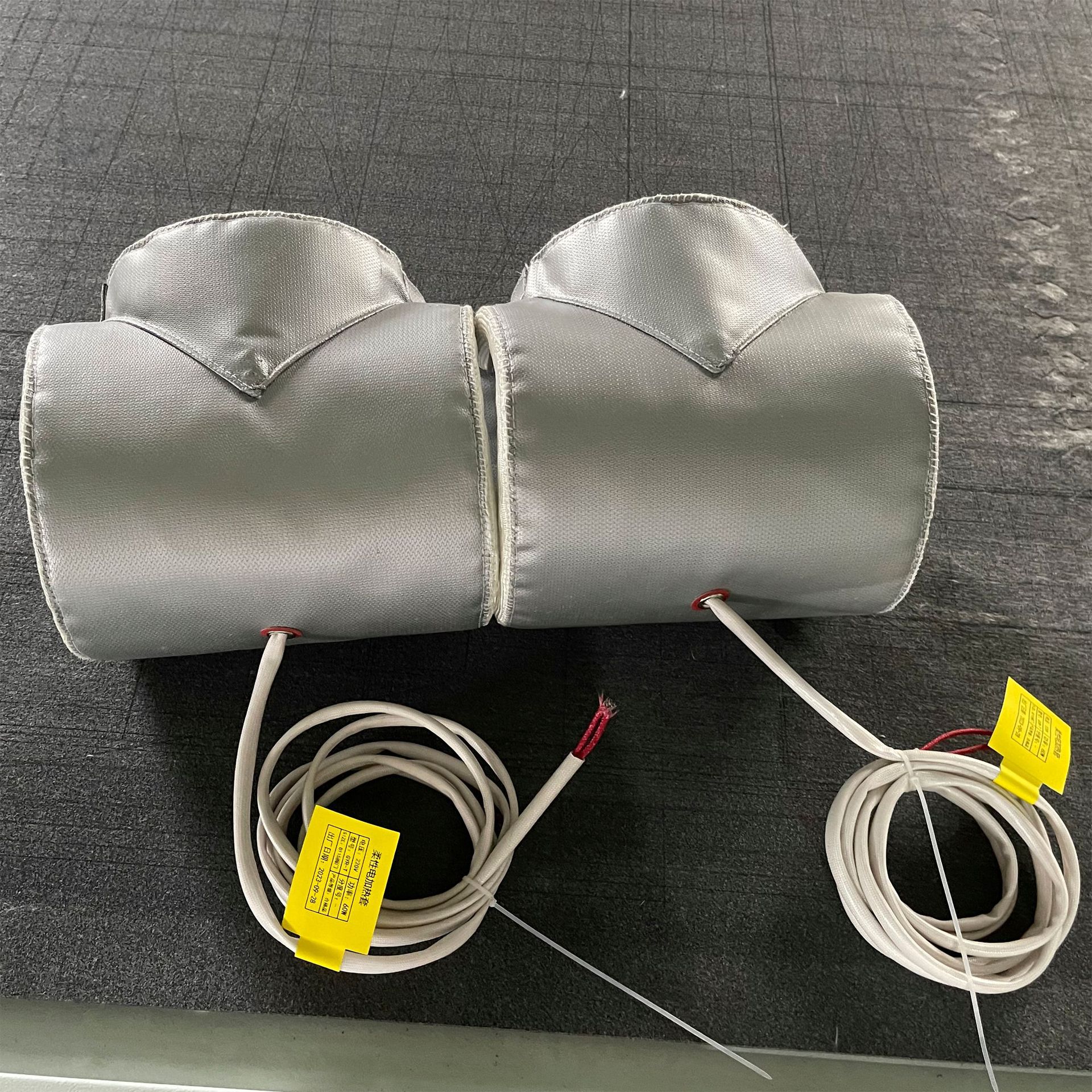 厂家直销管道阀门三通保温衣高温柔性加热套耐磨耐高温可重复使用