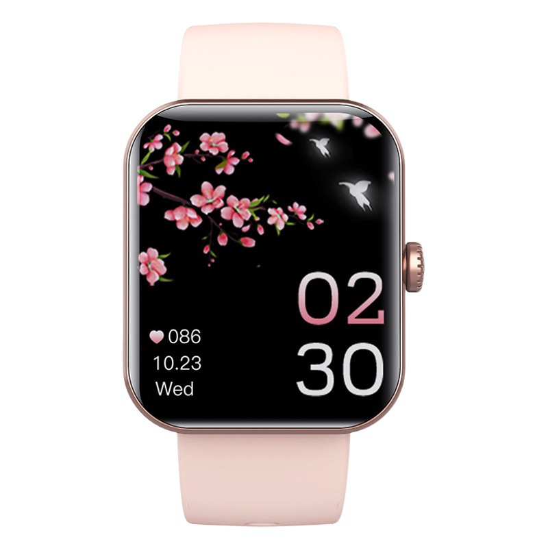 Nueva F57L reloj inteligente del ritmo cardíaco termómetro paso pulsera deportes información push monitoreo sueño