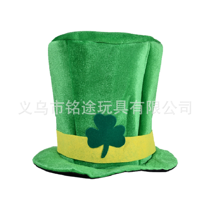 Amazon nuevo Allan Día de San Patricio pajarita trébol gafas Beard Hat Bead Chain conjunto de cinco piezas