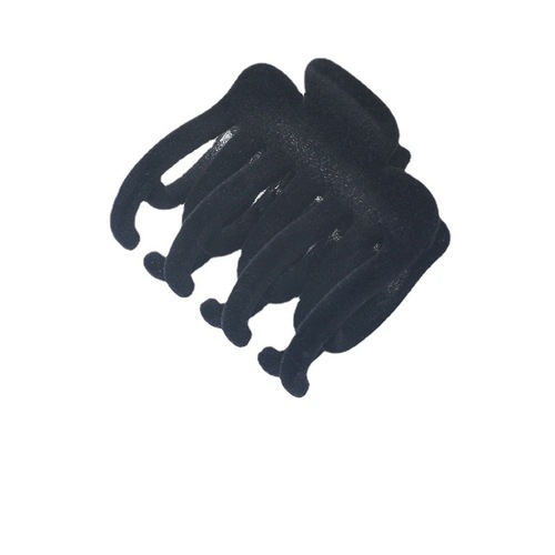 Multi-styles black velvet texture hair clips for women's nape, same as Instagram blogger's hair clips, shark clips, wholesale