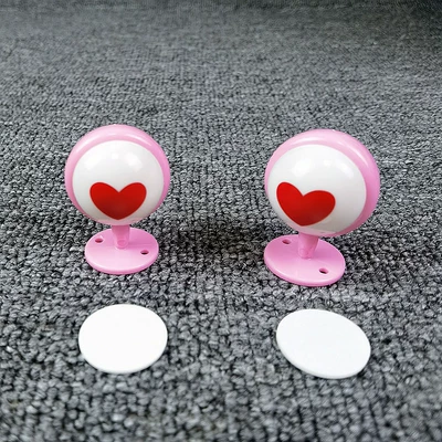 Motorcycle wheel hub: Horns Antlers Electric Motorcycle - pink-a-pair-of-loving-eyes