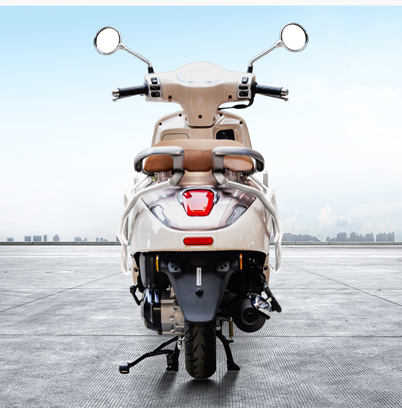 Suitable for Haojue Lumi125 Scooter Front and Rear Full Surround Guard Bars, Carbon Steel Protective Bars, Modification Accessories