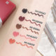 xixi slim and smooth eyeliner glue pen extremely fine waterproof non-smudging White Brown pseudo plain beginner eyeliner